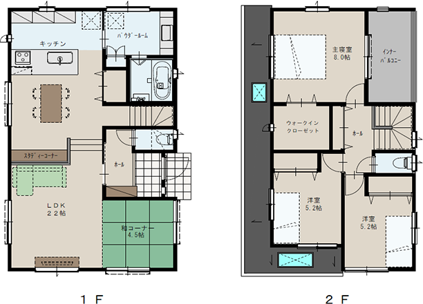 ステップフロアを用いたシンプルでハイクオリティな住宅
